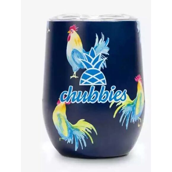NWT Chubbies The Fowl Play Drink Tumbler - Picture 2 of 3